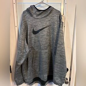 Nike Men's Heathered Gray Turtleneck Sweater